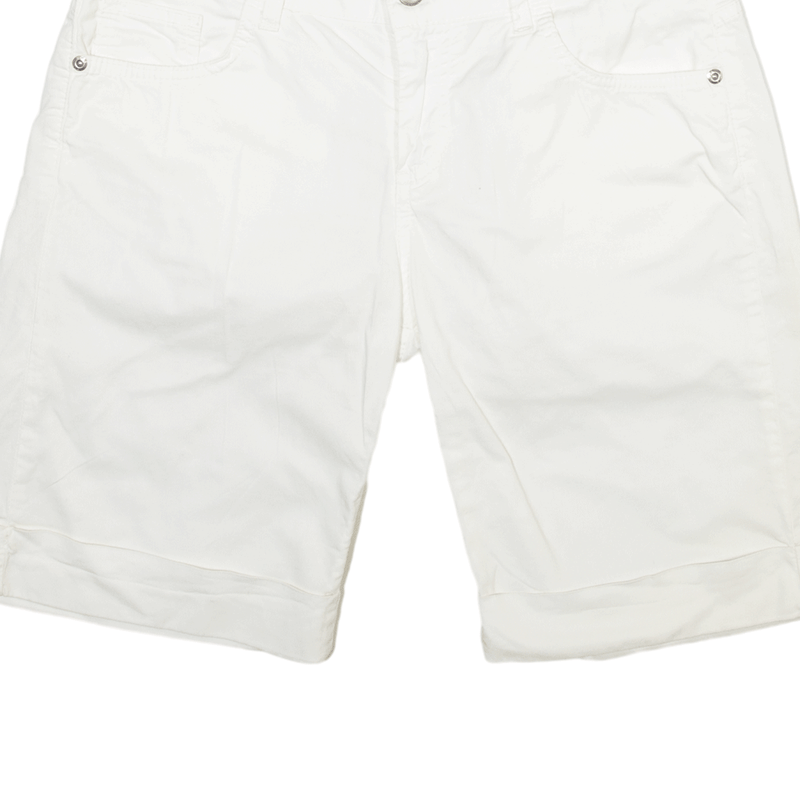 WAMPUM Casual Shorts White Regular Womens M W30