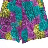 SAG HARBOUR Aztec Purple 90s Regular Crazy Casual Shorts Womens S W26