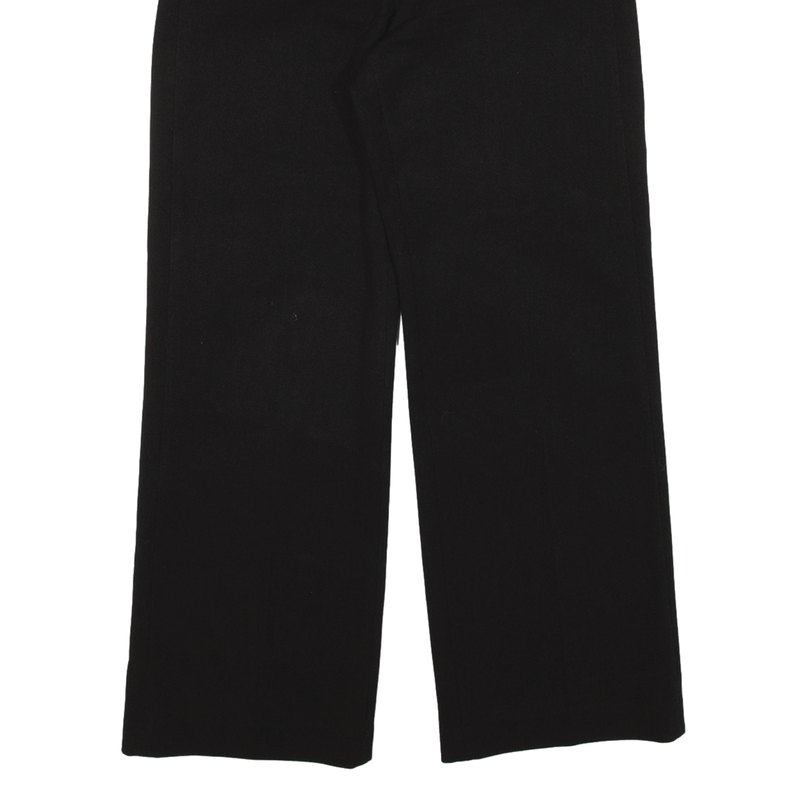 & OTHER STORIES Trousers Black Regular Wide-Leg Womens W26 L28