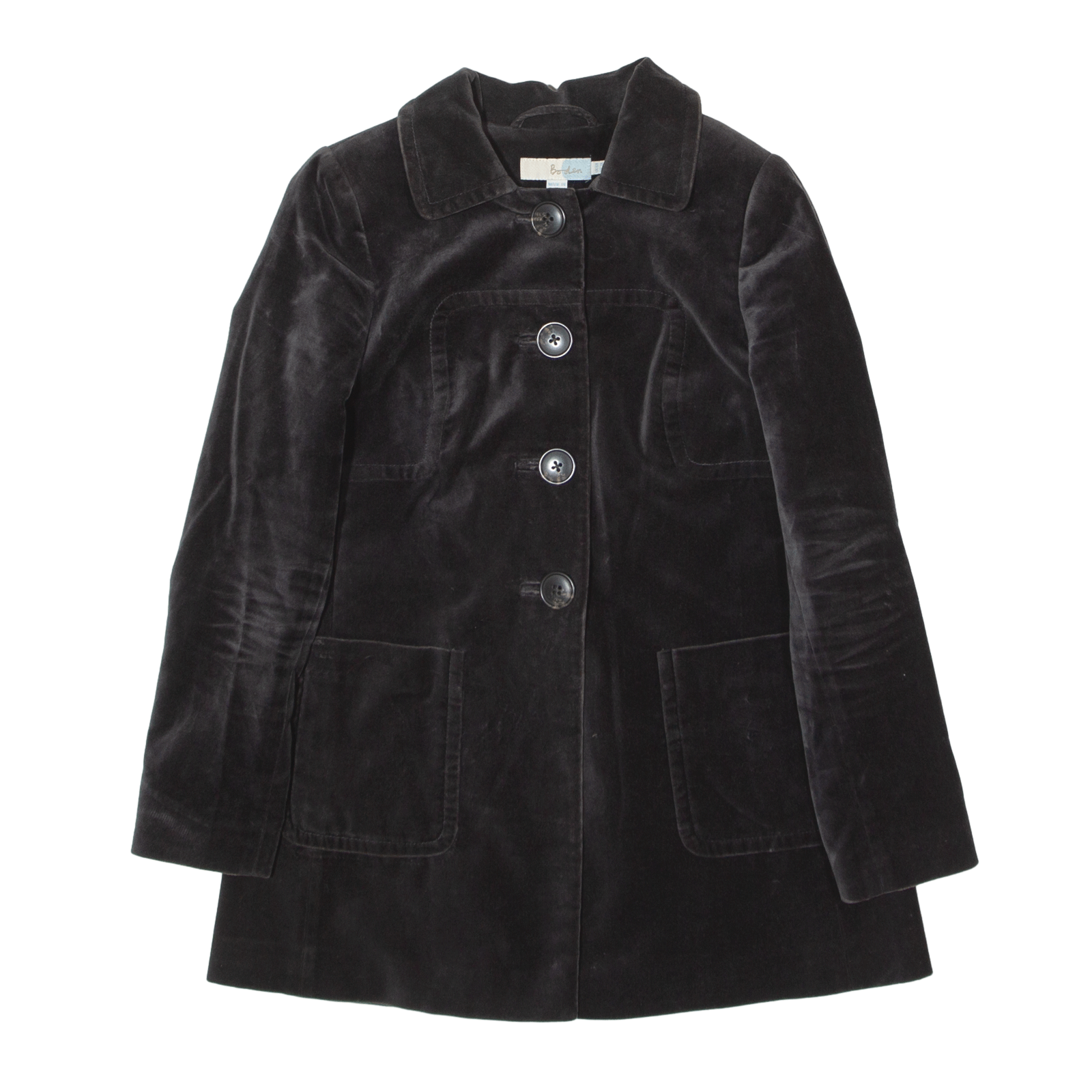 Boden | Jackets & Coats | Boden Gray Velvet Blazer Jacket Uk 8 Us 4 Lined  Pockets 0 Cotton Velour | Poshmark
