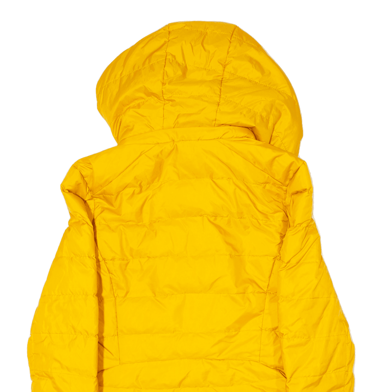 ZARA Basic Puffer Jacket Yellow Womens XS