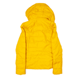 ZARA Basic Puffer Jacket Yellow Womens XS