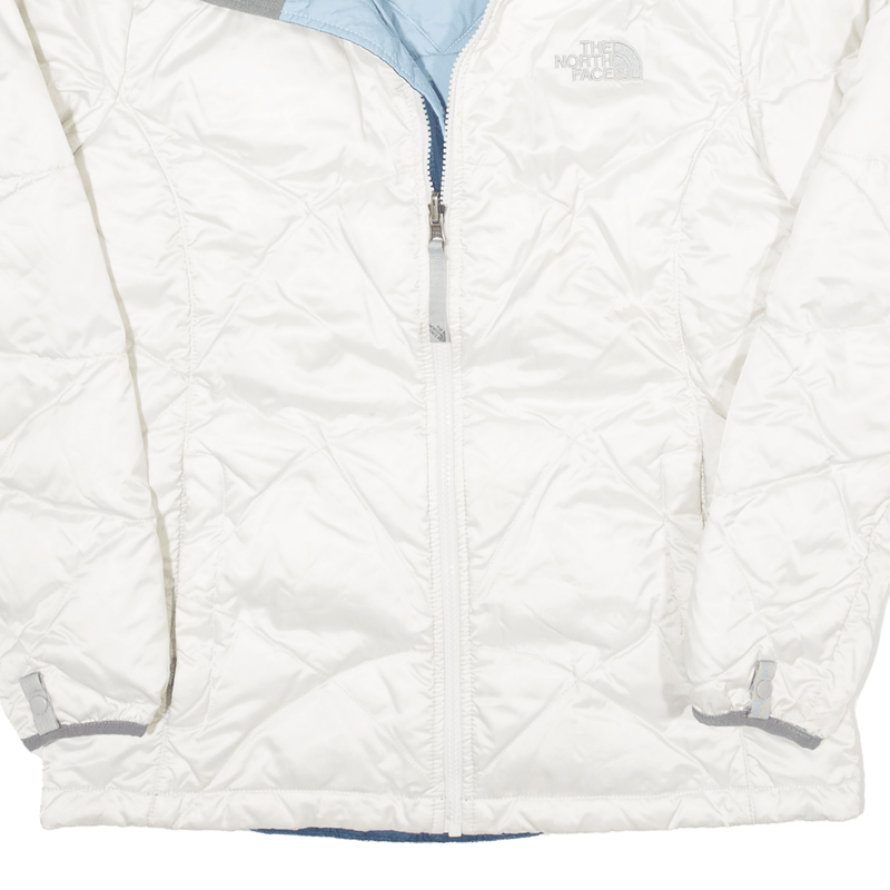THE NORTH FACE Down Insulated Girls Quilted Jacket White XL
