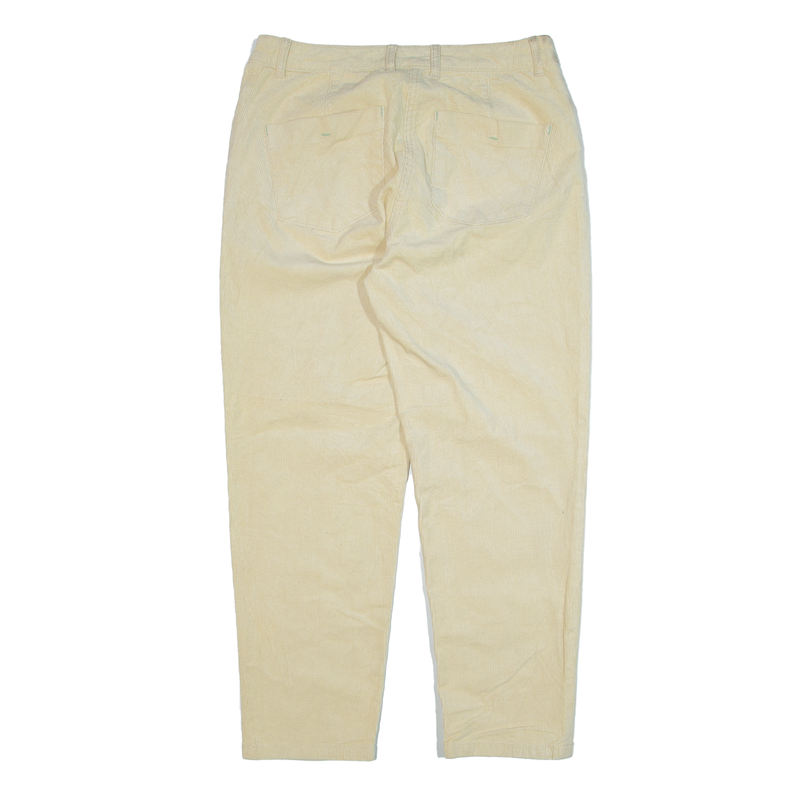 LAPIAF Trousers Beige Regular Mom Corduroy Womens W29 L26