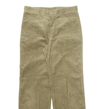 NEW MAN Corduroy Trousers Green Regular Tapered Mens W30 L30