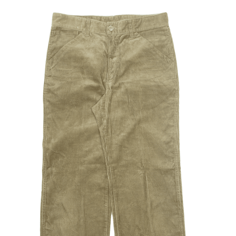 NEW MAN Corduroy Trousers Green Regular Tapered Mens W30 L30