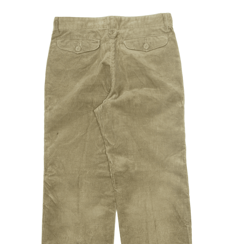 NEW MAN Corduroy Trousers Green Regular Tapered Mens W30 L30