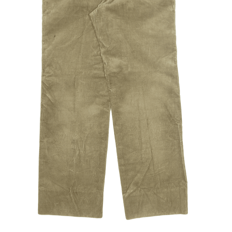 NEW MAN Corduroy Trousers Green Regular Tapered Mens W30 L30