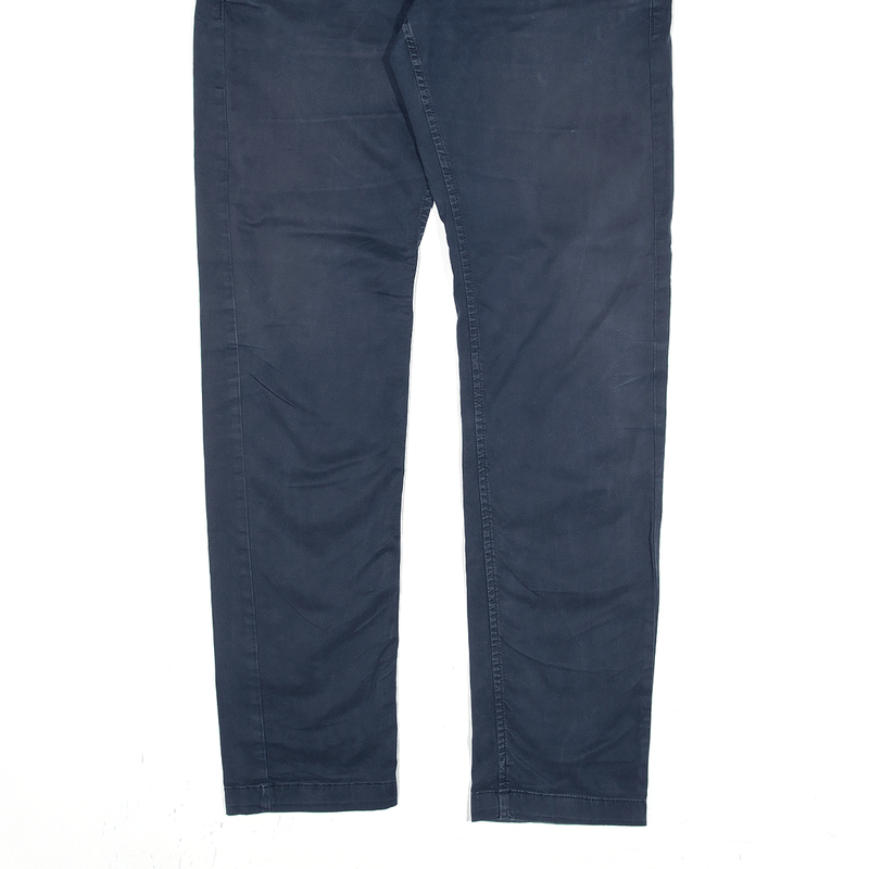 TIMBERLAND Trousers Blue Relaxed Tapered Mens W28 L32