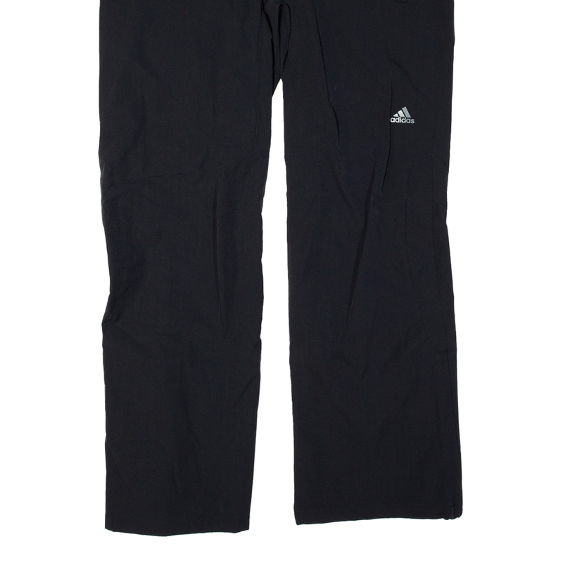 ADIDAS Trousers Black Regular Dark Womens W35 L32