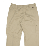 DICKIES Cargo Trousers Beige Regular Straight Mens W36 L30