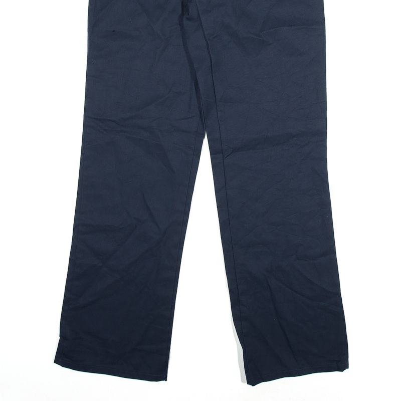 DICKIES Workwear Trousers Blue Regular Straight Womens W32 L31