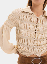 DEMI RUCHED BLOUSE