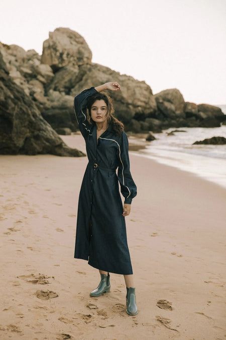 ANADYR DRESS - DENIM