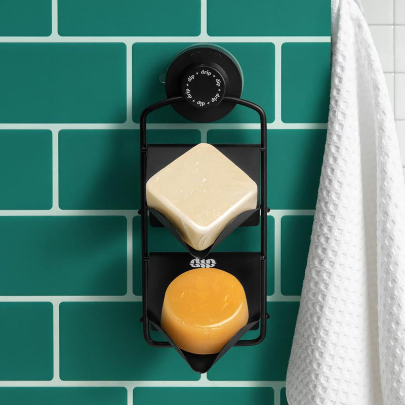 Shower Rack with Black and Black Stands