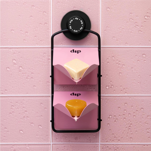 Shower Rack with Pink and Pink Stands
