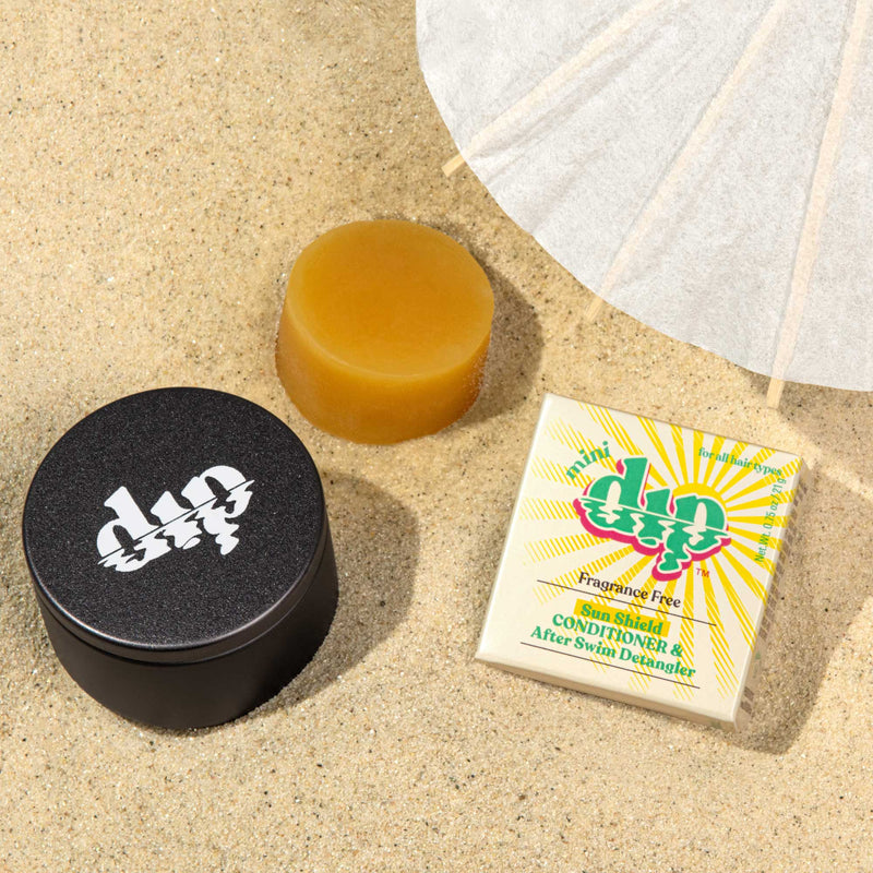 Mini Dip Sun Shield: Conditioner Bar & After Swim Detangler Fragrance Free
