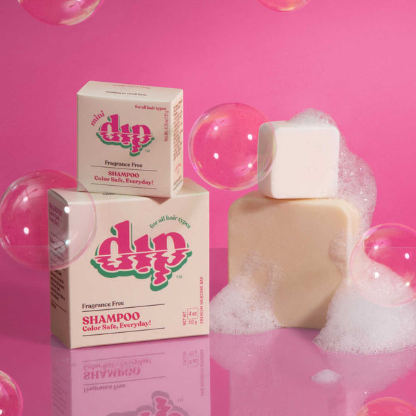 Mini Dip Color Safe Shampoo Bar for Every Day - Fragrance Free