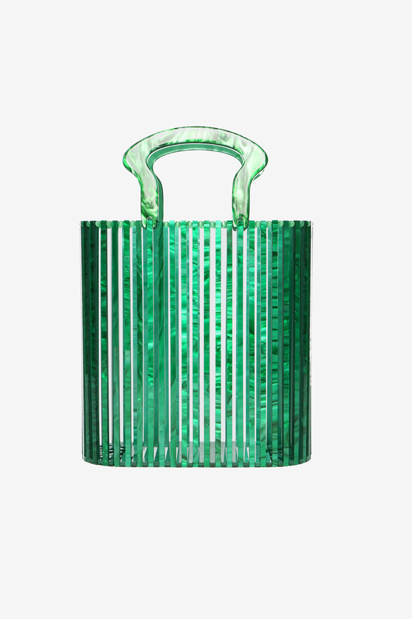 Tulum Acrylic Tote Bag - Green