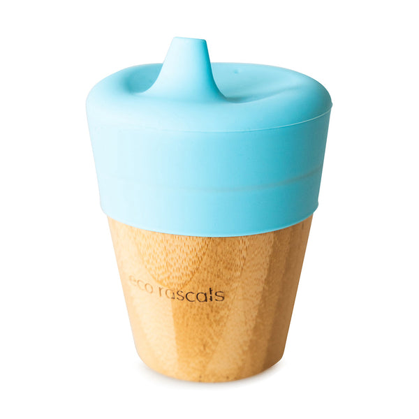 eco rascals® Bamboo Sippy Cup - Blue
