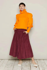 Dagfari Skirt (Burgundy)