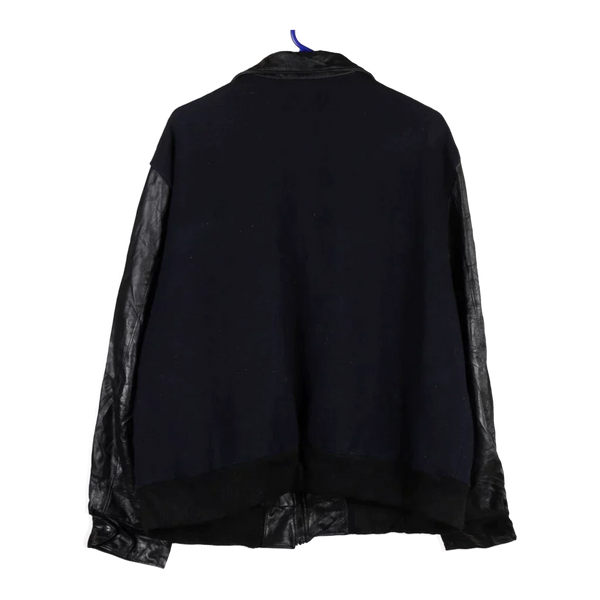 Council 4712 Les Creations Morin Varsity Jacket - Medium Black Wool Blend