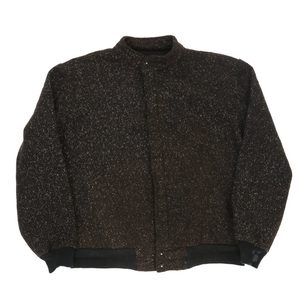 Vintage brown Polar Fleece Jacket - mens x-large