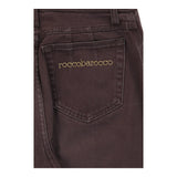 Roccobarocco Jeans - 29W UK 12 Brown Cotton