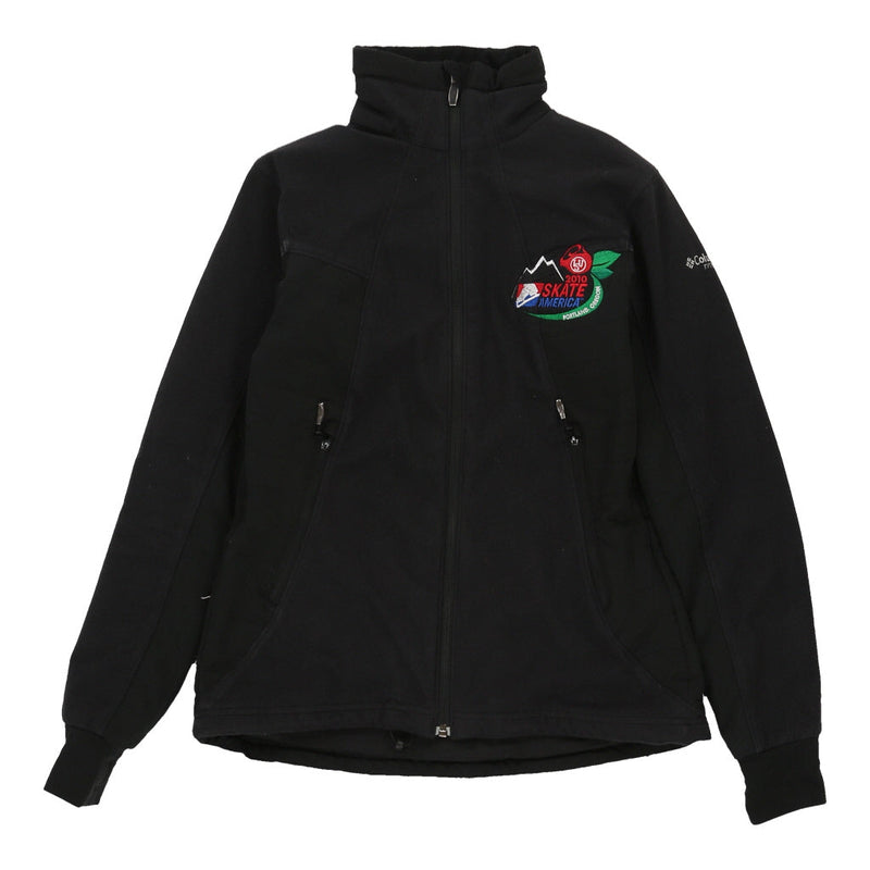 2010 Skate America Columbia Jacket - Small Black Polyester - Thrifted.com