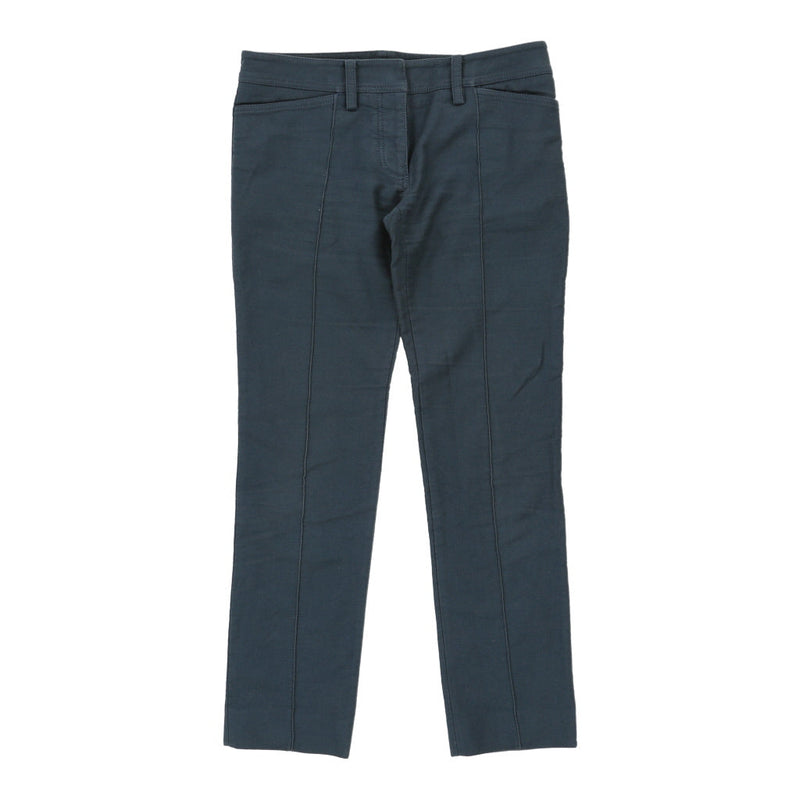 Missoni Trousers - 32W UK 10 Blue Cotton