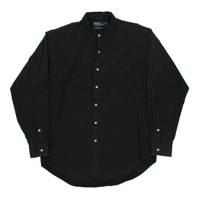 Marlowe Ralph Lauren Shirt - Medium Black Cotton – Cerqular