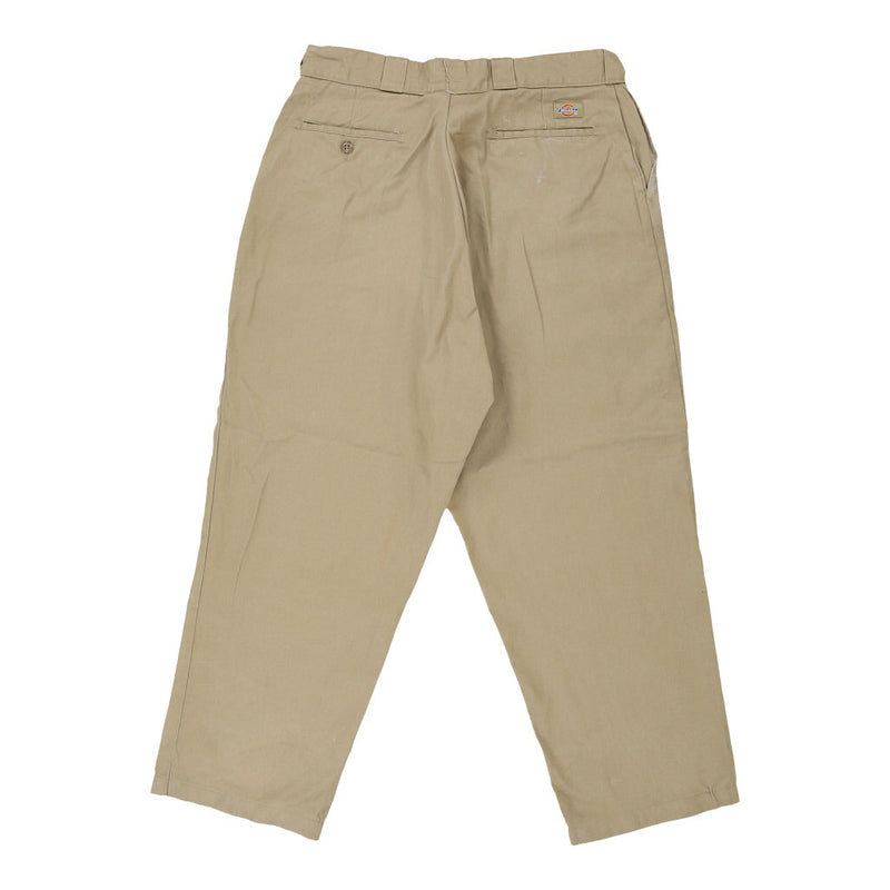 Dickies Trousers - 37W 28L Beige Cotton Blend