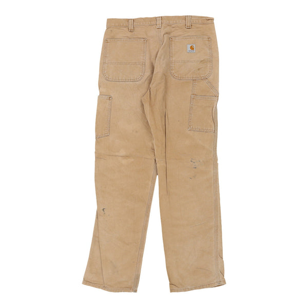 Carhartt Carpenter Jeans - 35W 33L Brown Cotton
