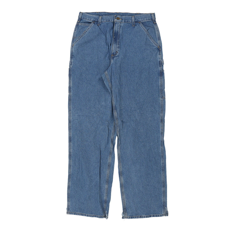 Carhartt Carpenter Jeans - 36W 35L Blue Cotton Blend