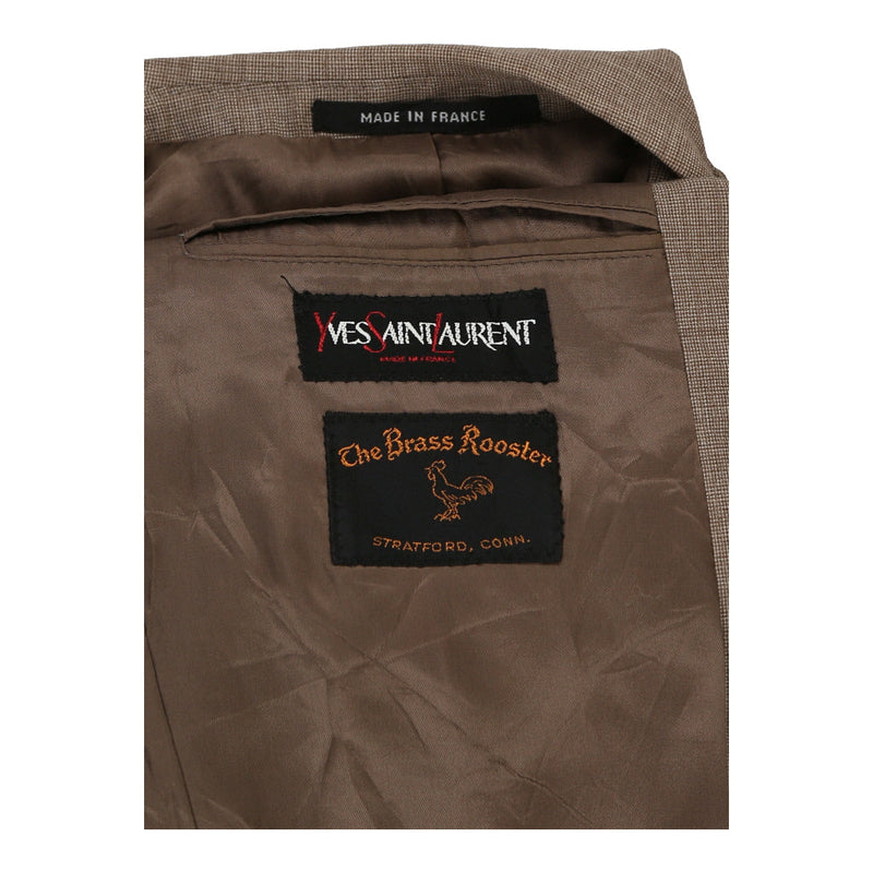 Yves Saint Laurent Blazer - Medium Brown Wool