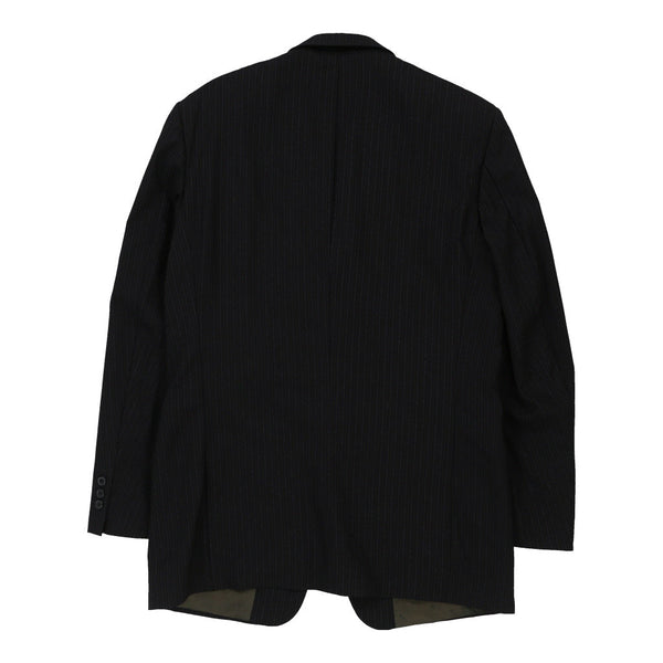 Givenchy Pinstripe Blazer - Large Black Wool