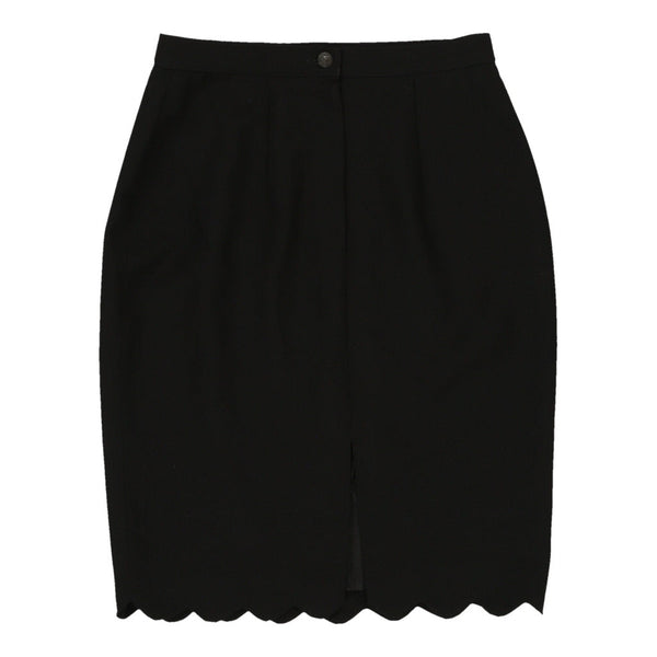 Unbranded Mini Pencil Skirt - 26W UK 6 Black Viscose