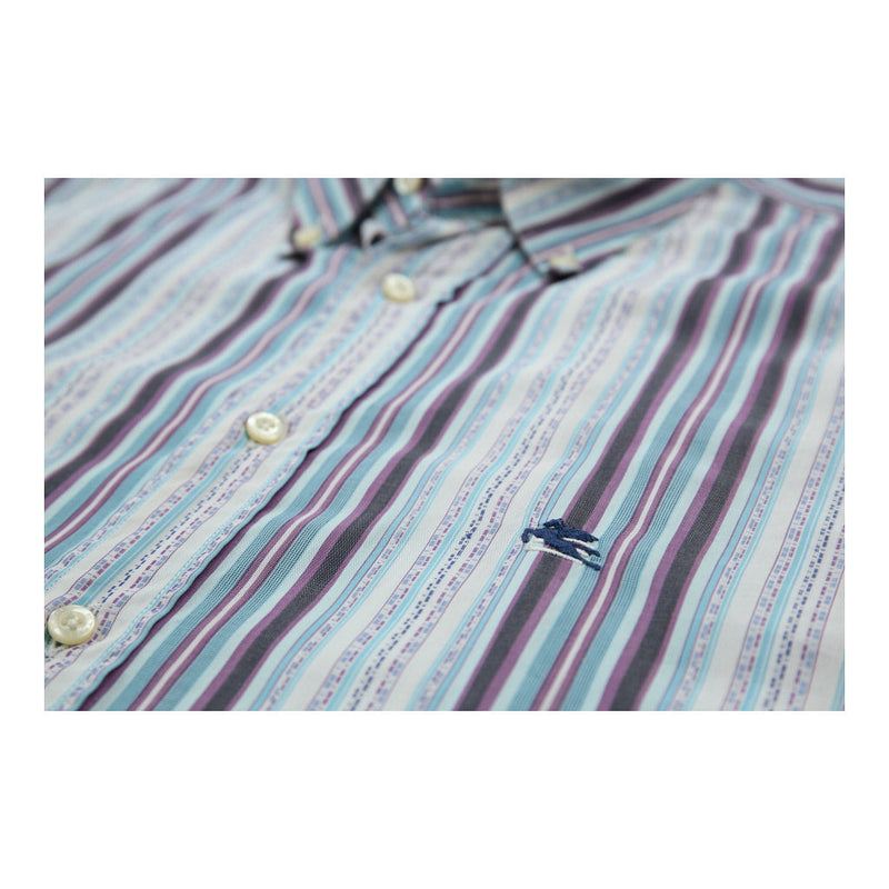 Etro Striped Shirt - Medium Blue Cotton