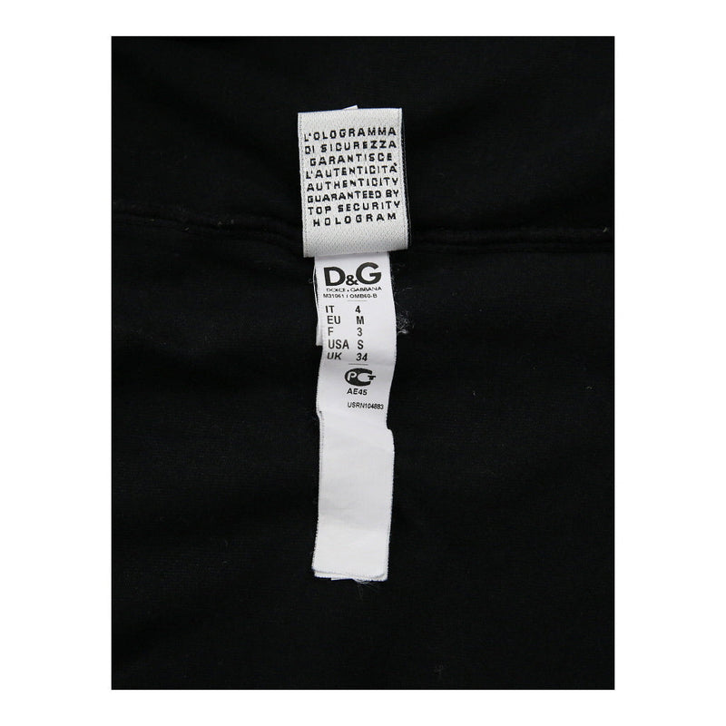 Dolce & Gabbana T-Shirt - Medium Black Cotton