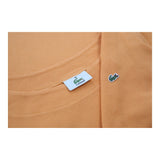 Lacoste T-Shirt - Large Orange Cotton