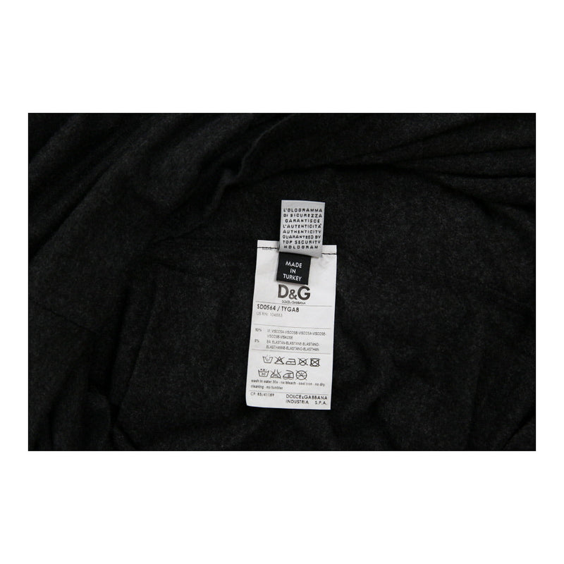 Dolce & Gabbana T-Shirt Dress - Large Grey Viscose