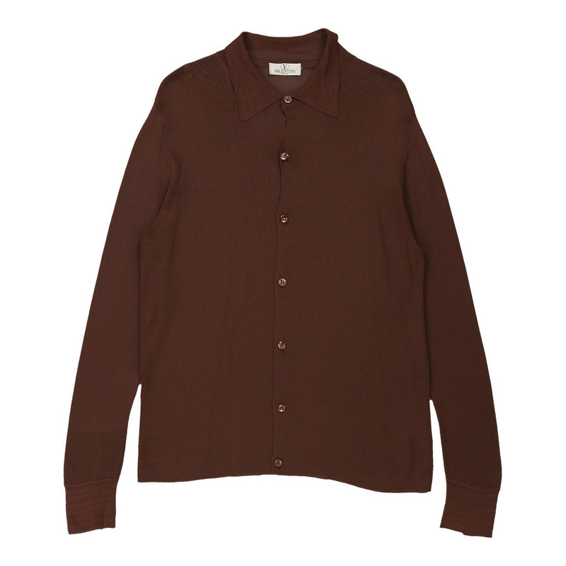 Valentino Shirt - Medium Brown Viscose