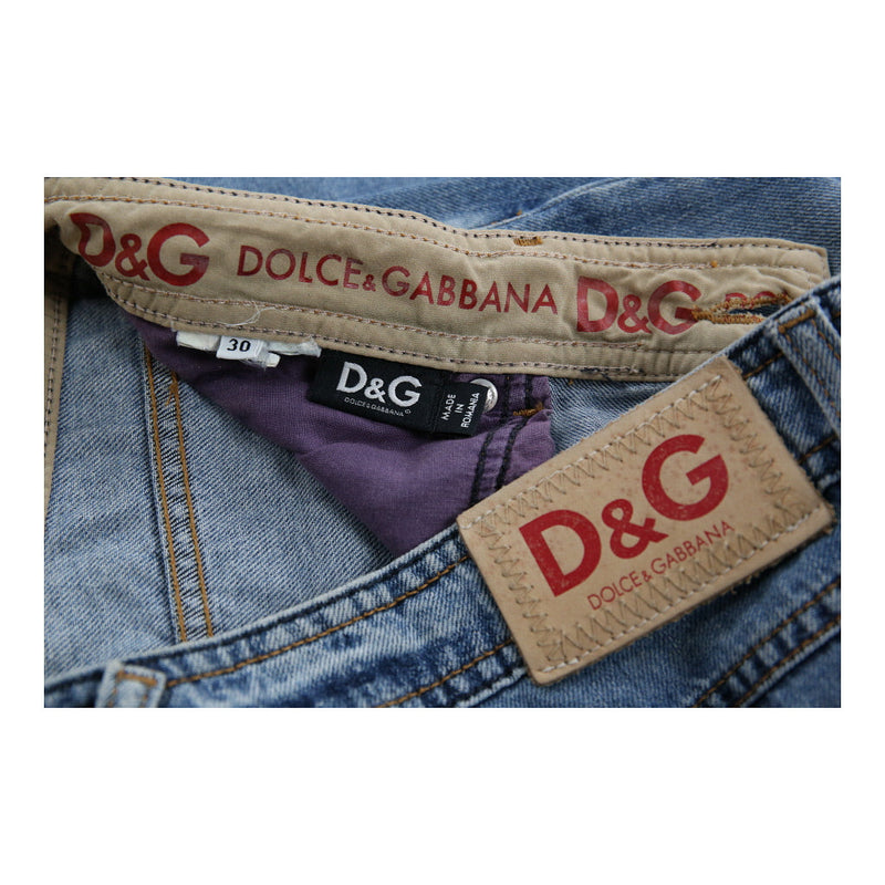 Dolce & Gabbana Boot Cut Jeans - 34W UK 12 Blue Cotton