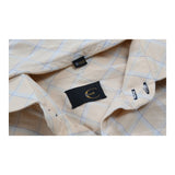 Just Cavalli Checked Shirt - Small Beige Cotton