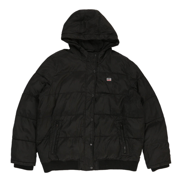Levis Puffer - Large Black Polyester - Thrifted.com