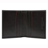 Card Wallet with Notes Pocket in Black
