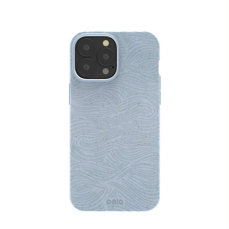 Powder Blue Ebb and Flow iPhone 13 Pro Max Case