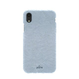 Powder Blue Ebb and Flow iPhone XR Case