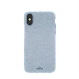 Powder Blue Ebb and Flow iPhone X Case