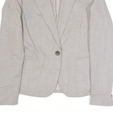 ZARA BASIC Grey Blazer Jacket Womens S